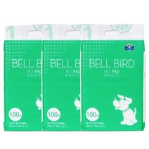 [벨버드] [펫 파라다이스]벨버드 베이직 고흡수 패드 (40*50cmcm 20g) 100p x3개, 1개, 3개