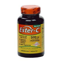 아메리칸헬스 에스터-C 500mg 시트러스 바이오플라보노이드 베지테리안 캡슐, 120개입, 1개, 120정