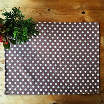 RMDF 테이블 매트 [린넨도트], 브라운