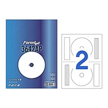 폼텍 IJ-3642AP 100매 잉크젯 CD 라벨, 본상품선택