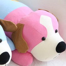 강아지 쿠션커버, 핑크