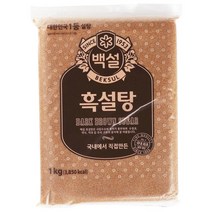 백설 흑설탕, 1kg, 1개
