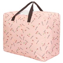 하늬통상 튼튼한 600D 이불정리함 특대형, 체리핑크, 1개