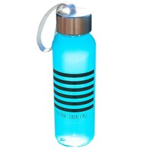 SK글라스 피코보틀 블랙 (패턴스트라이프), 블랙 패턴(스트라이프), 240ml, 1개