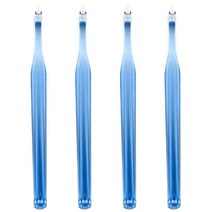 큐어덴트 A3 힐링케어 어금니 칫솔 슬림모 블루, 1개, 4개