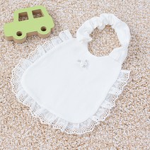 난쟁이똥자루 턱받이 DIY 화이트엔젤, 1개