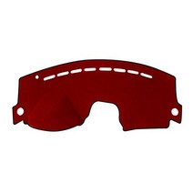 렉스디 논슬립 대쉬보드커버 기아 모닝 뉴 네비매립형, 레드 + 블랙띠, 1개