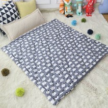 보떼하우스 유아용 낮잠이불 일체형, 양 그레이