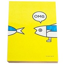 DESIGNIVY GG 꼬등어 드로잉노트, 옐로우