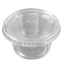 PH 투명소스통 + 뚜껑 7.5cm x 4cm, 50개입, 1개