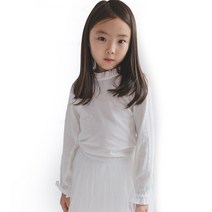 맘스메이드 여아용 프릴 카라티