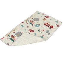 이지베이비 유아용 순면 누빔 침대 패드, 쥬쥬랜드