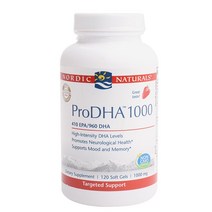노르딕내츄럴스 프로DHA 1000 410 EPA/960 DHA 스트로베리 소프트 젤, 120개입, 1개, 120정