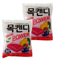 롯데제과 믹스베리 파워 목캔디, 217g, 2개