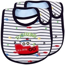 맘스케어 3겹 턱받이, BI057, 2개