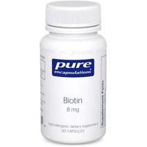 퓨어인캡슐레이션 바이오틴 8mg 캡슐 글루텐 프리, 60개입, 1개, 60정