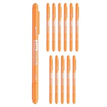 모나미 NEW라이브칼라 수성펜, 오렌지, 12개