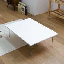 아이캔컴퍼니 황토 다용도상 접이식테이블 화이트 특대