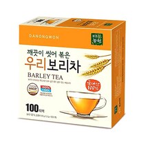 다농원 깨끗이 씻어 볶은 우리보리차, 1.2g, 100개