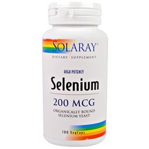 Solaray 셀레늄 200mcg 베지캡, 100개입, 1개