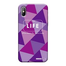 맞춤 이니셜 케이스-라이프(바이올렛)_001_(아이폰 갤럭시 LG) 아이폰 X