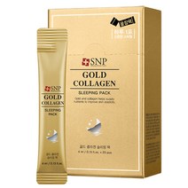 에스엔피 골드 콜라겐 슬리핑 팩 스틱형, 4ml, 20개입