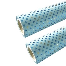 솔로몬샵 디자인랩 트윙클 비닐롤포장지 대 20m, 하늘, 2개입
