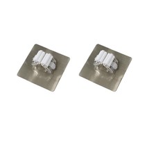 케이케이컴퍼니 청소도구 다용도 거치대, 혼합 색상, 2개입