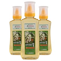 [설악산밀봉원] 튜브아카시아꿀 (순수 꽃꿀100%), 500g, 3개입