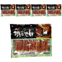 행복한간식 강아지 사사미 간식 400g, 치킨 스틱맛, 5개입