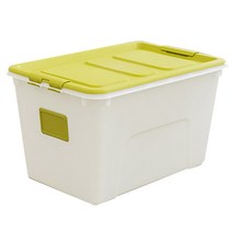 리빙숲 스퀘어 리빙박스 72L, 그린, 1개