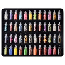 메이브라운 네일글리터 종합세트 48종 세트 M10140, 혼합 색상, 1세트