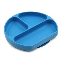 범킨스 실리콘 흡착 유아식판, 다크블루, 단품