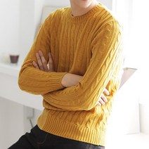 제제 남녀공용 꽈배기니트
