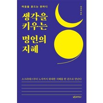 [유아이북스]생각을 키우는 명언의 지혜 : 마음을 흔드는 한마디, 유아이북스, 장석만