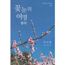 [시와소금]꽃눈의 여명 : 한글·점자 시집 - 시와소금 시인선 129, 시와소금, 이사철