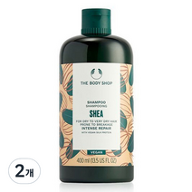 더바디샵 시어 인텐스 리페어 샴푸 너트향, 400ml, 2개