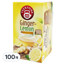 티칸네 진저 레몬 티백, 1.75g, 100개