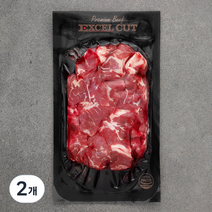 엑셀컷 미국산 척아이롤 찹 스테이크 컷 (냉장), 400g, 2개