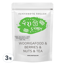 우리가스토리 에리스리톨 위드 스테비아, 400g, 3개