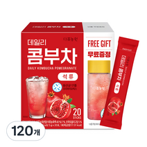 다농원 데일리 콤부차 석류, 5g, 120개, 1개