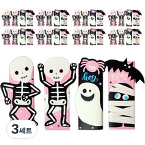 인디케이 할로윈 핑크 초코페이퍼 중 혼합 36p, 혼합색상, 3세트