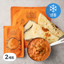 뉴델리인디안푸드 치킨마크니 180g + 갈릭난 180g (냉동), 2세트