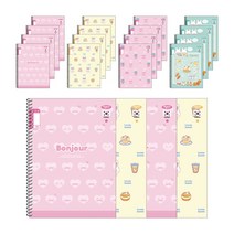 펜피아 1000 초등 스프링노트 3-6무제 여아용, 랜덤 발송, 20개