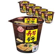 오뚜기 가쓰오 유부 우동 컵 62g, 6개