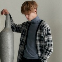 트루젠 남성용 캐시미어 블렌디드 베이직 터틀넥 스웨터 TGAW0-MSP950