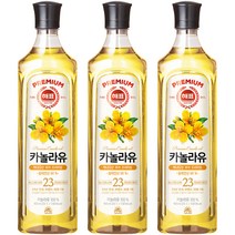해표 카놀라유, 900ml, 3개