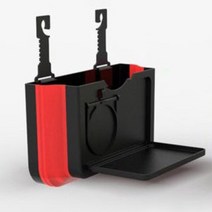 시온넷 차량용 접이식 선반, 1개, 블랙