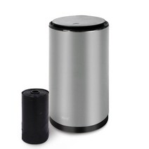 어반카 차량용 슬림 원터치 휴지통 소형 + 쓰레기 봉투 35매, 실버