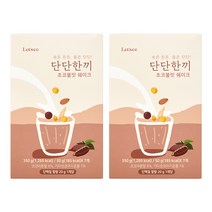 레씨 단단한끼 쉐이크 초코볼맛 단백질쉐이크, 350g, 2개